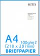 Rieter - A4 Briefpapier 1-farbig bedruckt