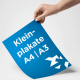 Kleinplakate A4 und A3