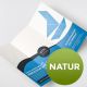 Faltflyer natur - Auf Recycling- oder naturweissem Papier
