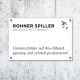 Firmenschild auf Alu-Dibond bei Rohner Spiller
