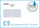 Rieter - Kuvert C5 Fenster links gummiert