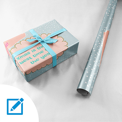 Geschenkpapier mit Online-Editor erstellen