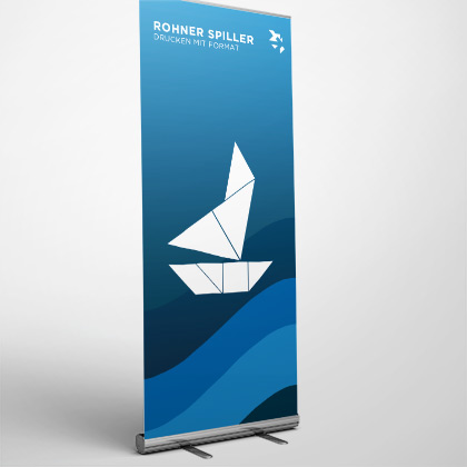 Rollup-Banner bedruckt